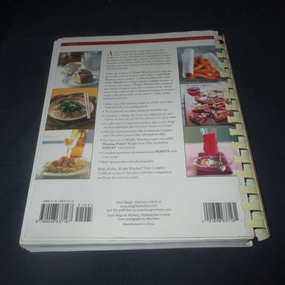 Weight Watchers New Complete Cookbook Recipe Collections Binded Diet - Picture 4 of 4